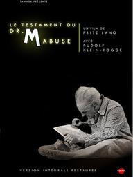 Le testament du Dr. Mabuse / Fritz Lang, réal., scénario | Lang, Fritz. Metteur en scène ou réalisateur. Scénariste